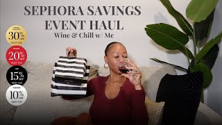 SEPHORA HAUL | Sephora Savings Event 2023 | New Skincare &amp; Makeup | 4K Subscribers!! | BeeSaddity TV