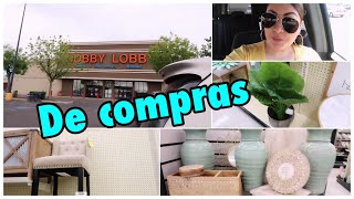 DE COMPRAS EN HOBBY LOBBY//VLOG//BUSCANDO DECORACIÓN