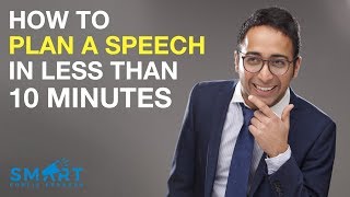 How to Plan a Speech in Less Than 10 Minutes 🕒