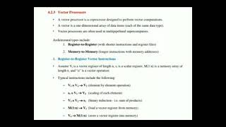Vector processor. AÇA 17cs72 module 2 by Sachin Chilkandi