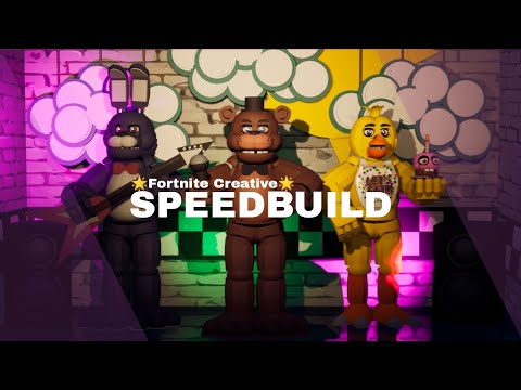 Five Nights At Freddy's Stage SPEED BUILD, Fortnite Creative