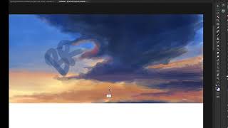 anime cloud speedpaint