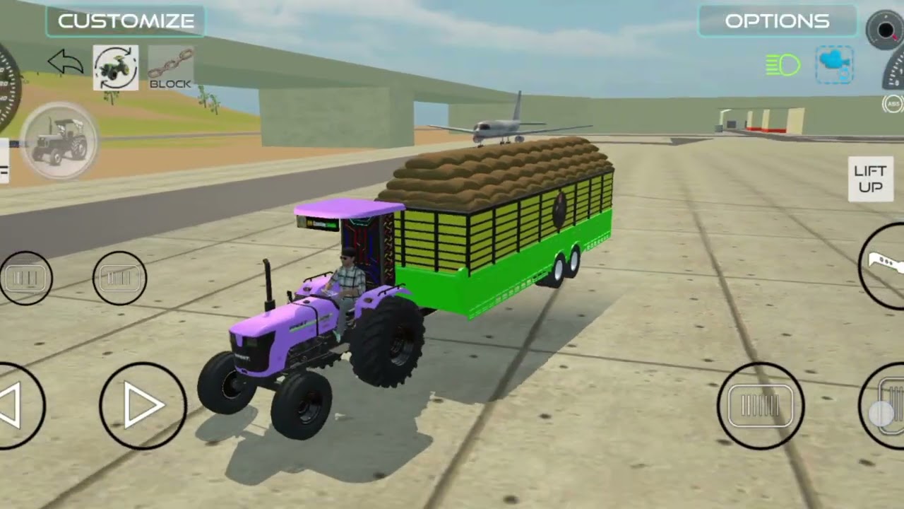 Jcb load tractor trolley uploading bori truck drive #tractor #jcb #truck #dumper 