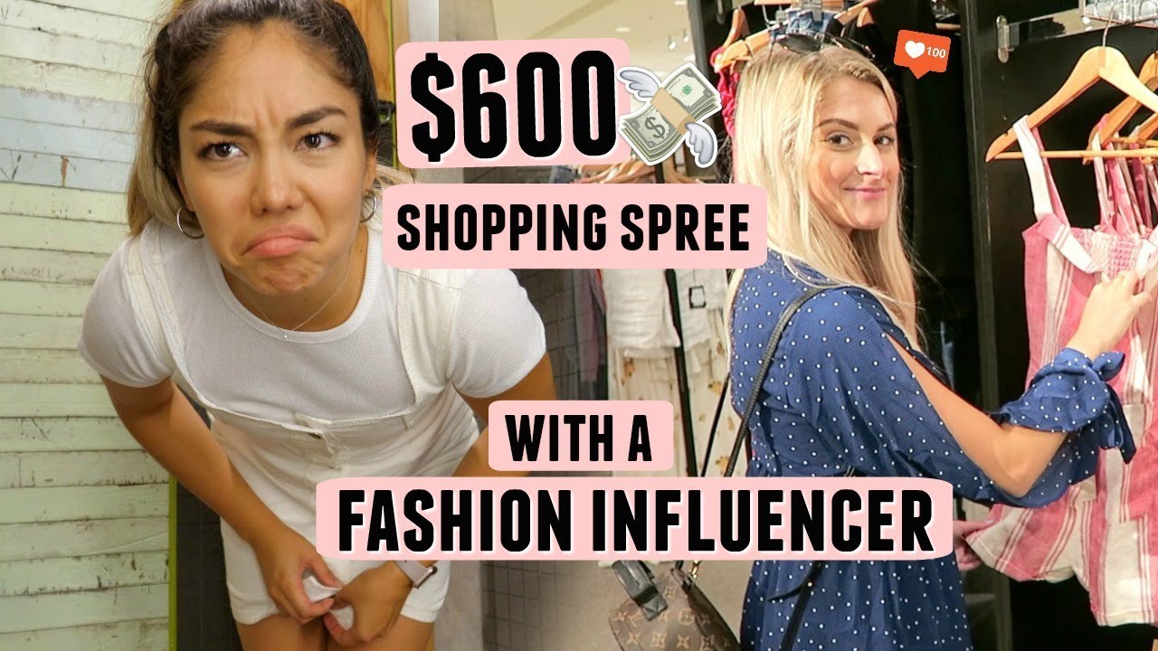 I try shopping with a fashion influencer - YouTube