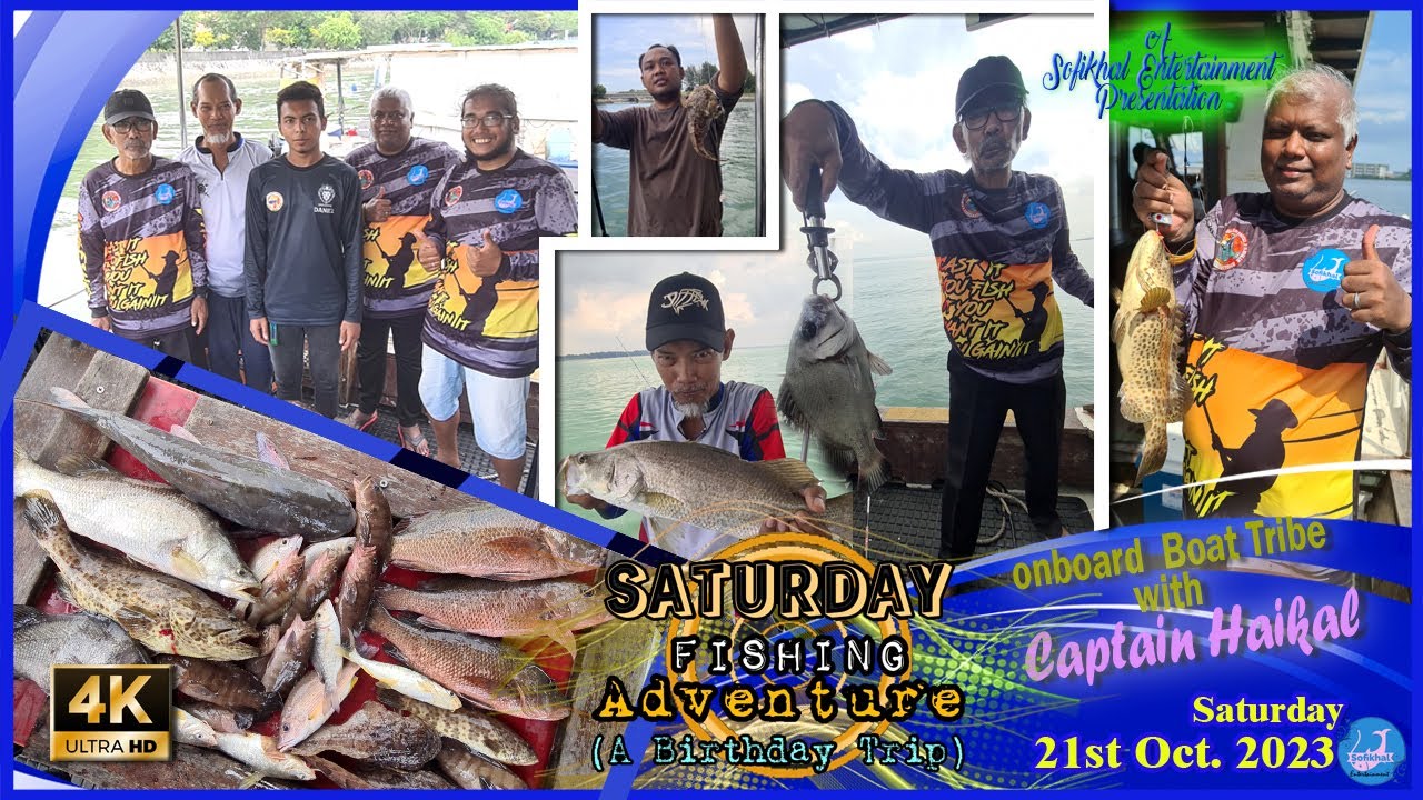 Saturday Fishing Adventure (Birthday Special) - 21-10-2023 | Fishing in Singapore | 4K