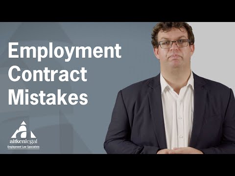 वीडियो: रोजगार अनुबंध का समापन करते समय गलतियों से कैसे बचें