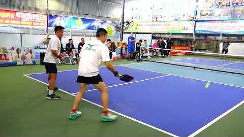 Pickleball Bán kết đôi nam Binh Văn - Quân Nền