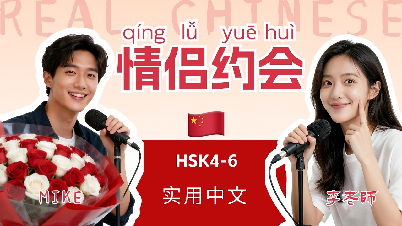 HSK 4~6 | 中国情侣如何过情人节？ | Dating in China. | Practical Mandarin Chinese Podcast