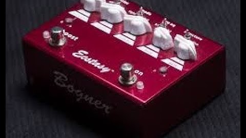 BOGNER  ECSTACY RED PEDAL & BOSS SD 1 MULE MOD TRICK AND SOUNDS