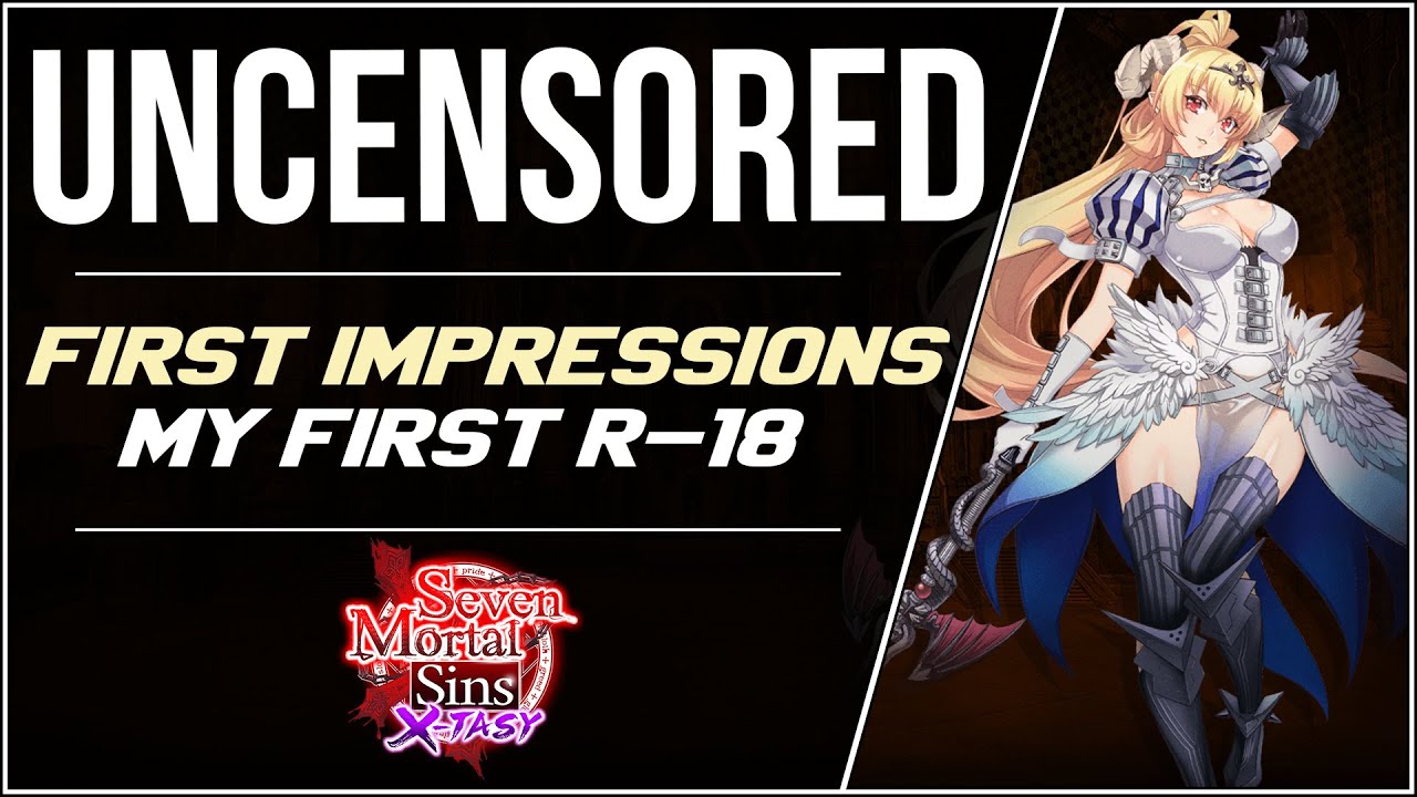 My First Uncensored R-18 Game... It's Fun. First Impressions + Tier List |  Seven Mortal Sins X-TASY - YouTube