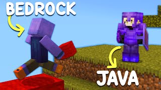 Minecraft Bedrock Player vs Java's IMPOSSIBLE Challenges