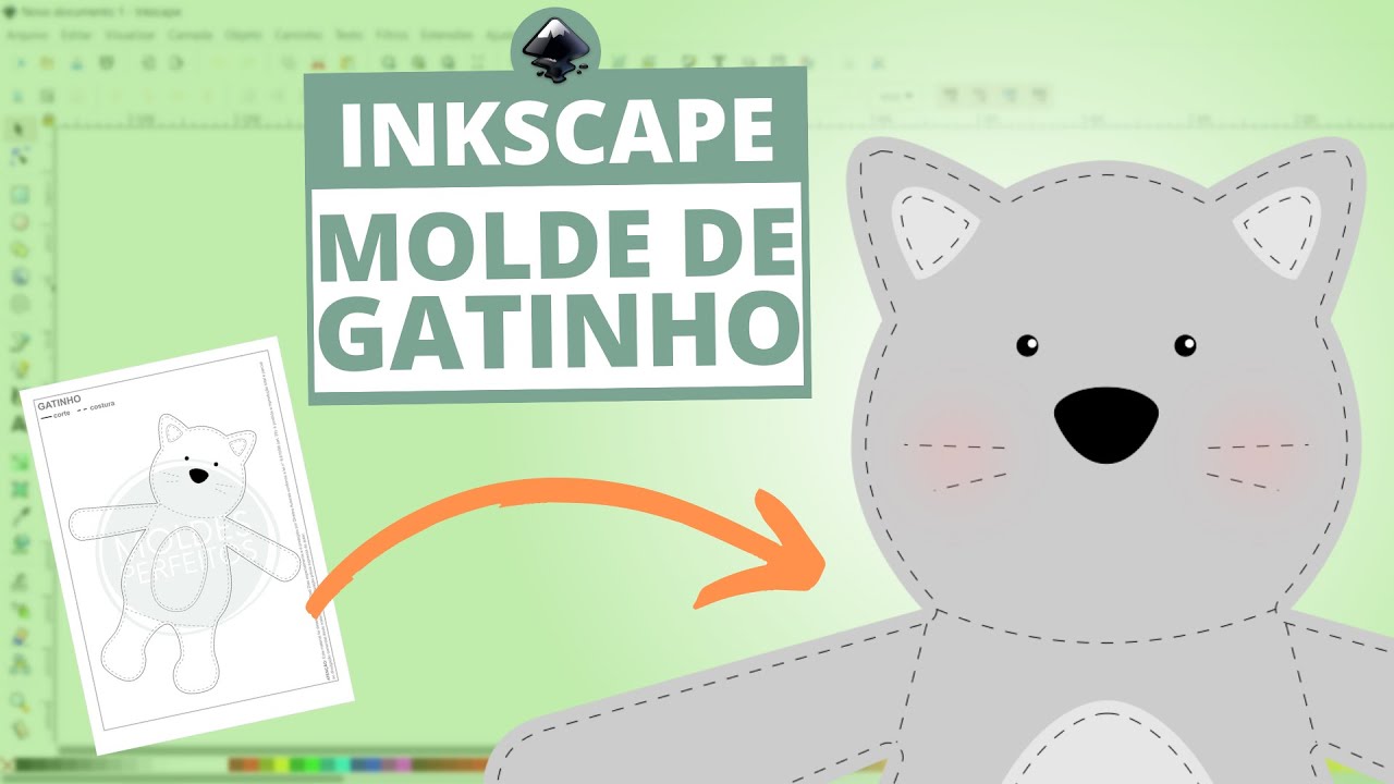Como fazer moldes para artesanato e vetorizar no Inkscape
