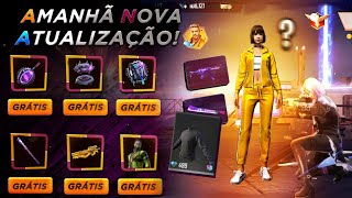 AMANHÃ!! ATUALIZAÇÃO DE DEZEMBRO E TUDO QUE VAI CHEGAR, ÍTENS DE GRAÇA E NOVA GOLA ALTA - FREE FIRE