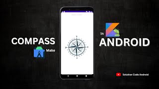 Compass in android. #SolutionCodeAndroid #androidstudio  how to android kotlin compass #kotlin screenshot 2