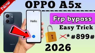 Oppo A5x Google Account Remove Without PC | Easy Trick 😱