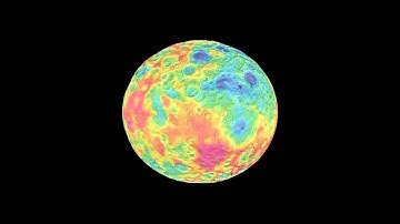 Topographic Globe Map of Dwarf Planet Ceres | Video