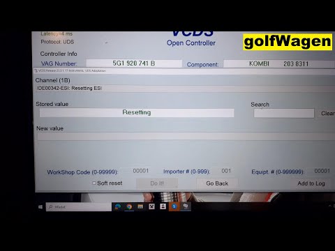 VCDS service reset VW Golf 7