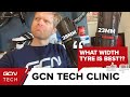 What Width Tyres Are The Best For Road Cycling? | GCN Tech Clinic #AskGCNTech