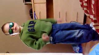 Coby dancing to American Boy