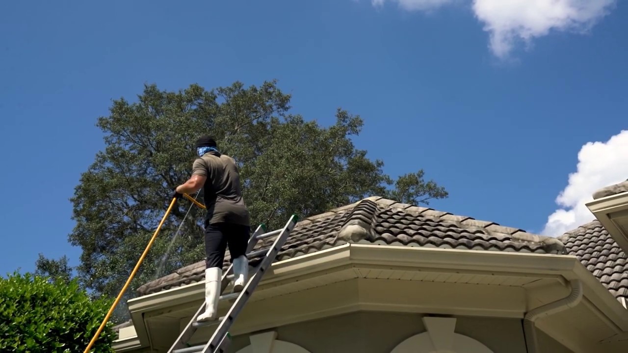 How To Wash Your Roof Safely - Soft Wash Roof Cleaning | Peter's Pressure Washing | Tampa, FL