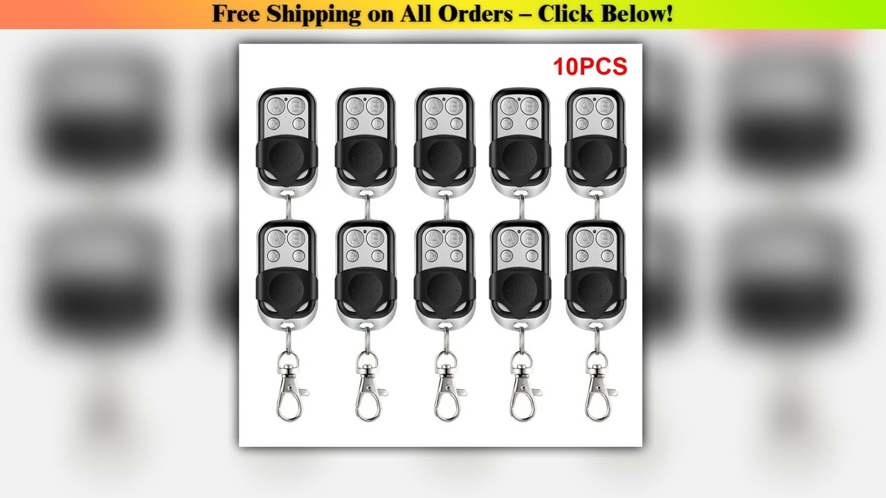 1510 PCS Clone Learning Code Key 43392MHZ Clone Remote Control Universal Copier Rolling Garage Door