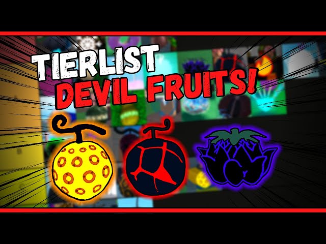 King Legacy/King piece Devil Fruit TIERLIST! (Updated 2 new fruits