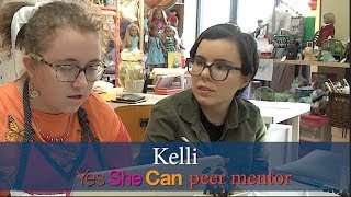 Meet Kelli, a peer mentor with Yes She Can