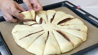 видео: Bundan mazzali bulochka bo’lmasa kerak / Пирог Цветок с Шоколадной начинкой картинка: Bundan mazzali bulochka bo’lmasa kerak / Пирог Цветок с Шоколадной начинкой