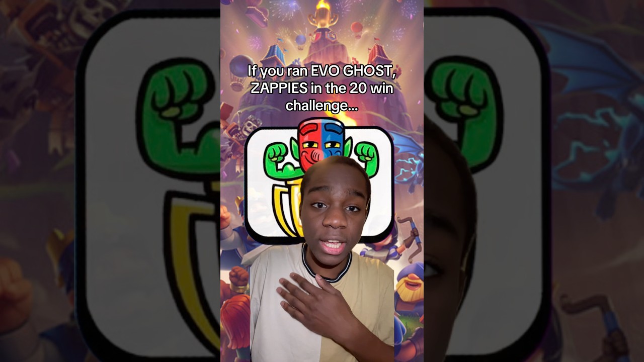 If you ran EVO GHOST, ZAPPIES in the 20 win challenge…