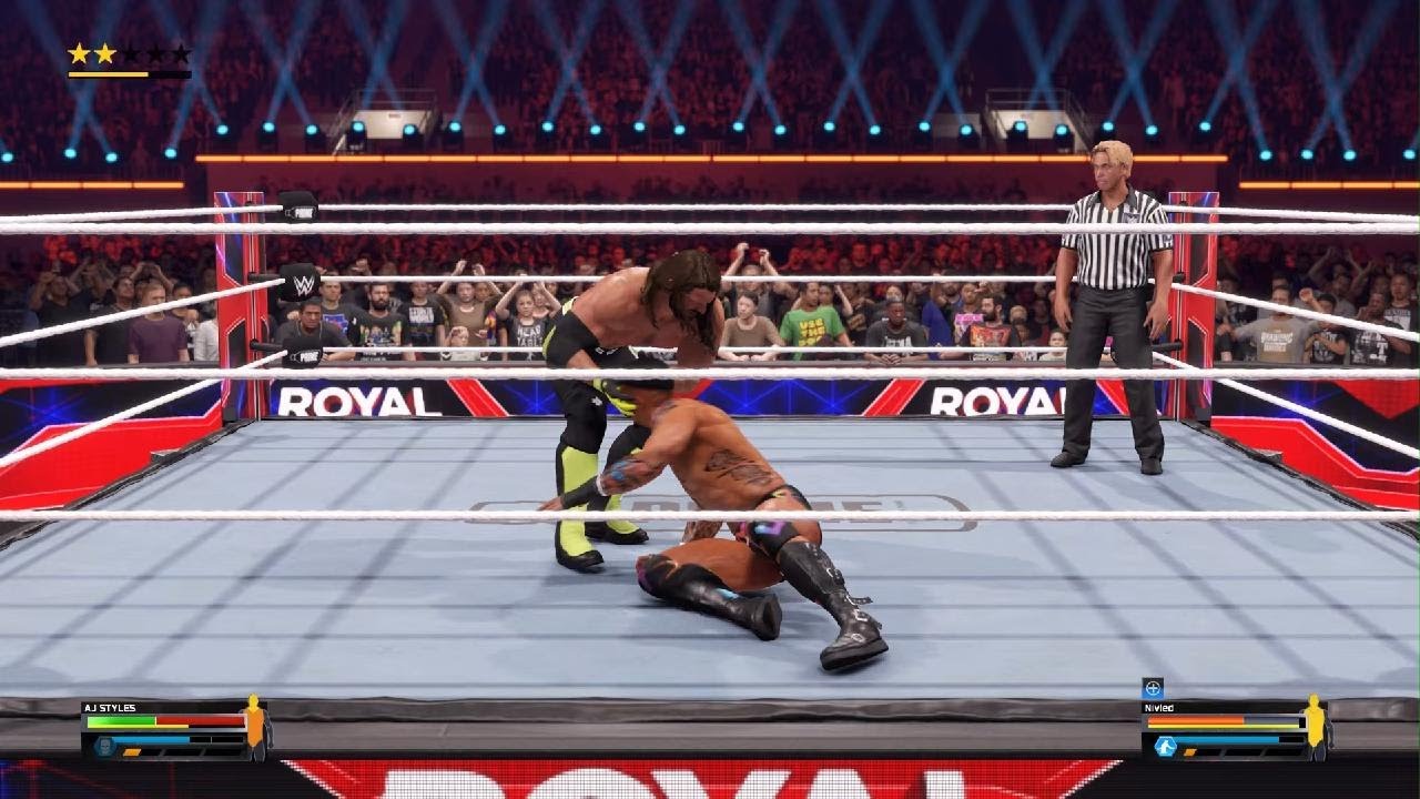 WWE 2K25 Mia, AJ Styles put on a banger.