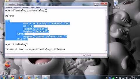 How To Make A File Deleter In Visual Basic