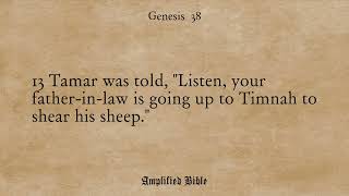 Genesis 38 - Amplified Bible - Text And Audio