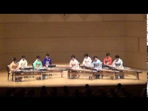 紺碧く あけび箏乃會 2014.5.5 Japanese KOTO Ensemble