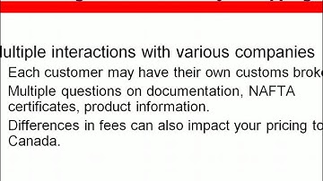The Non Resident Importer Program in brief