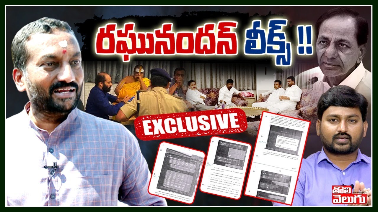 రఘునందన్ లీక్స్ !! | BJP MLA Raghunandan Rao Exclusive Interview | Tolivelugu TV
