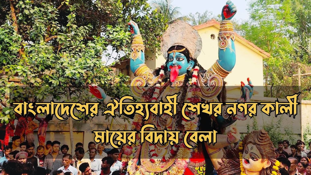 বাংলাদেশের ঐতিহ্যবাহী শেখর নগর কালী মন্দির | মায়ের বিদায় বেলা | Shekhar nagar kali mandir