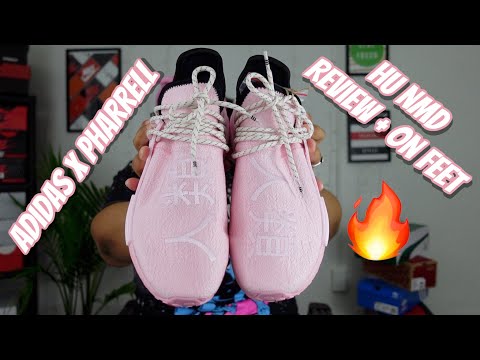 adidas x Pharrell HU NMD True Pink Unisex Shoe - Hibbett