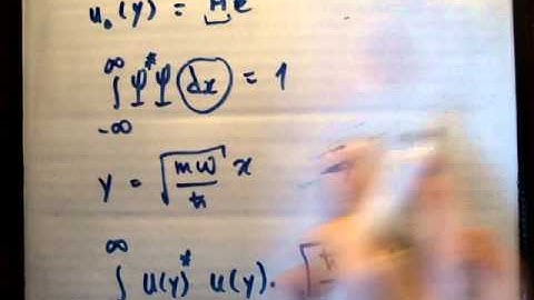 Quantum LHO 12 : Normalisation of Ground State Wavefunction