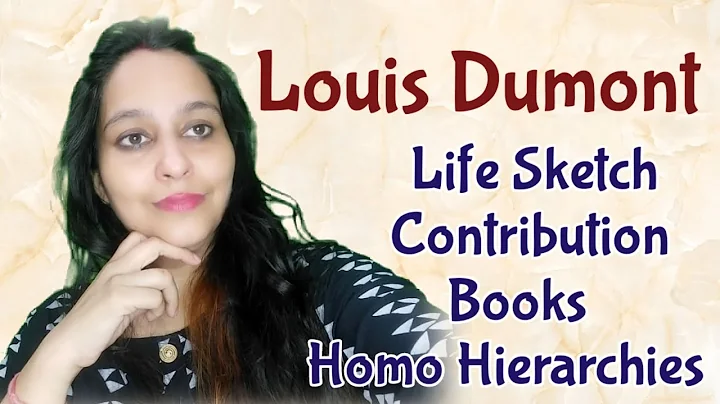 Louis Dumont  Homo HierarchicusCont...  of louis D...