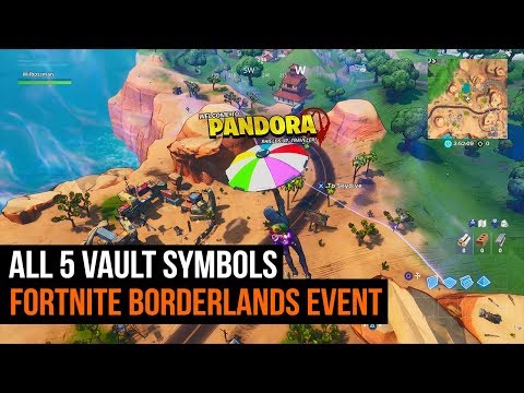 Video: Fortnite Vault Symbol-locaties Uitgelegd In Het Fortnite Borderlands-evenement