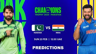 Who Will Win? PAKISTAN VS INDIA