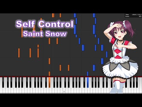 Self Control - Saint Snow [Synthesia piano tutorial]