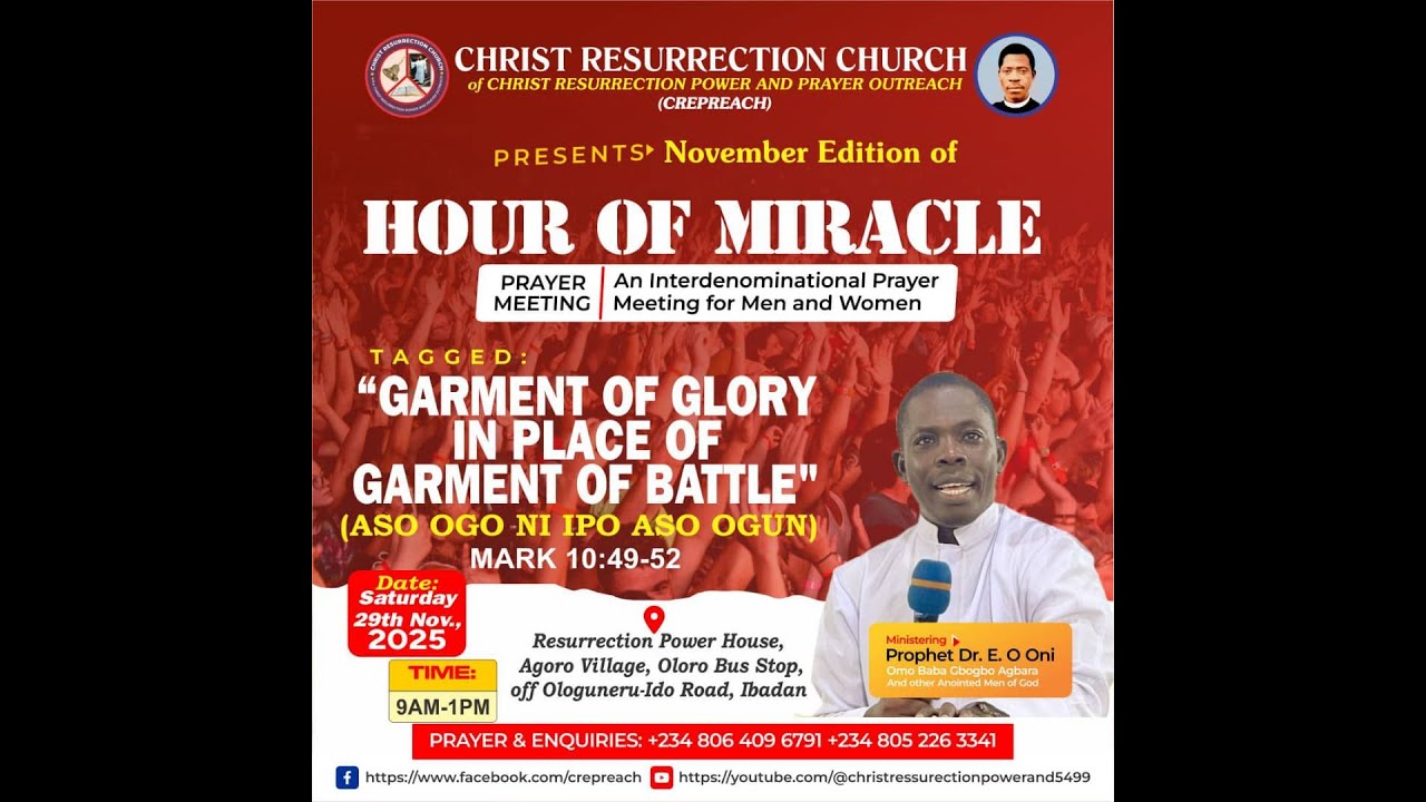 GARMENT OF GLORY IN PLACE OF GARMENT OF BATTLE (MARK 10:49-52) BY ...