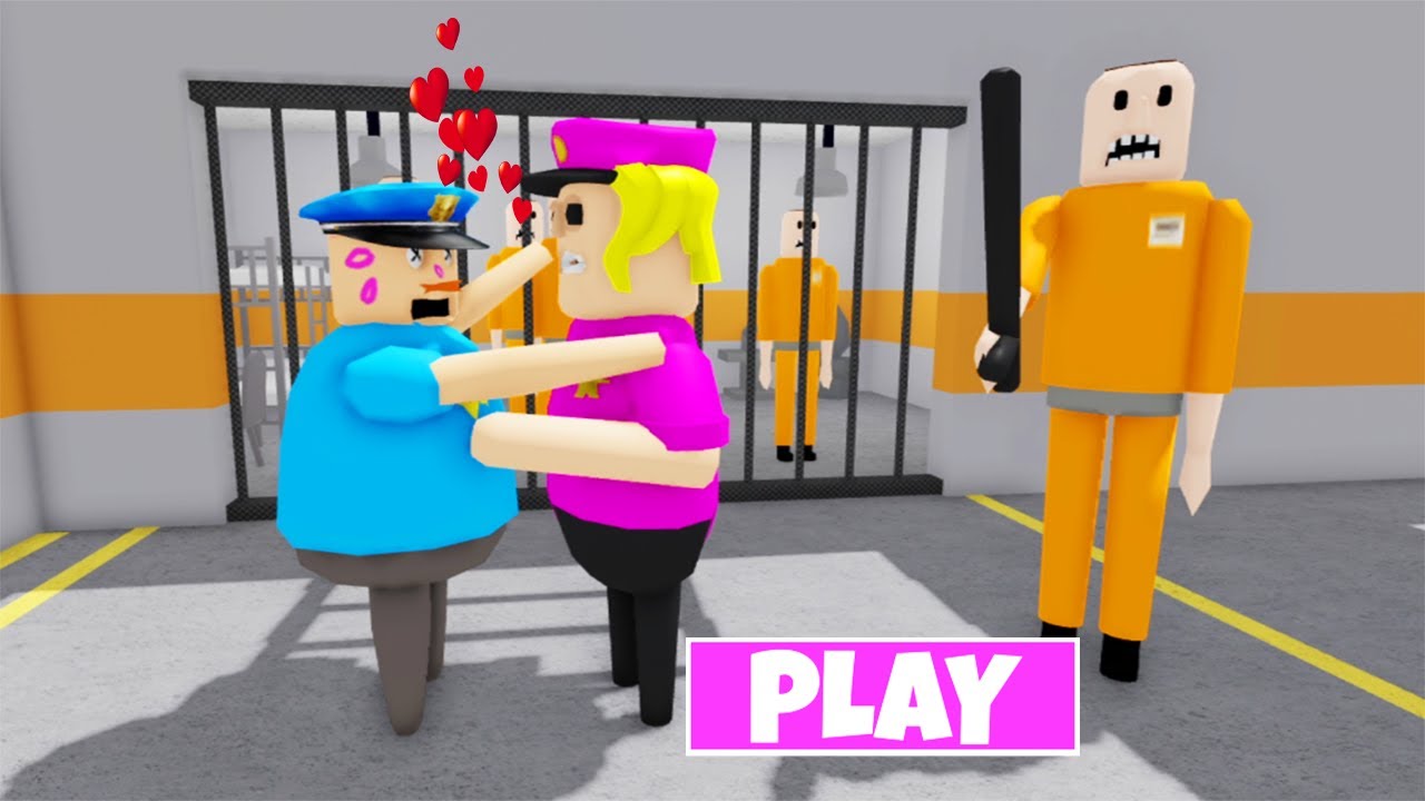 SECRET UPDATE | POLICE GIRL FALL IN LOVE WITH POLICEMAN OBBY ROBLOX # ...