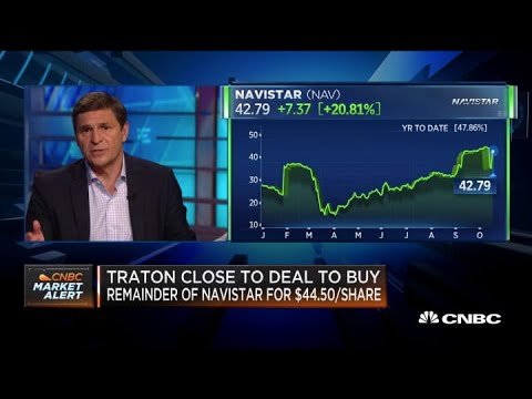 Traton close to deal to buy remainder of Navistar for $44.50 per share