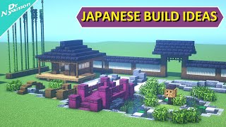 JAPANESE Decoration BUILD IDEAS and HACKS [Minecraft Tutorial(kinda :p)]