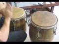 Merengue rhythm on congas by paul lopez