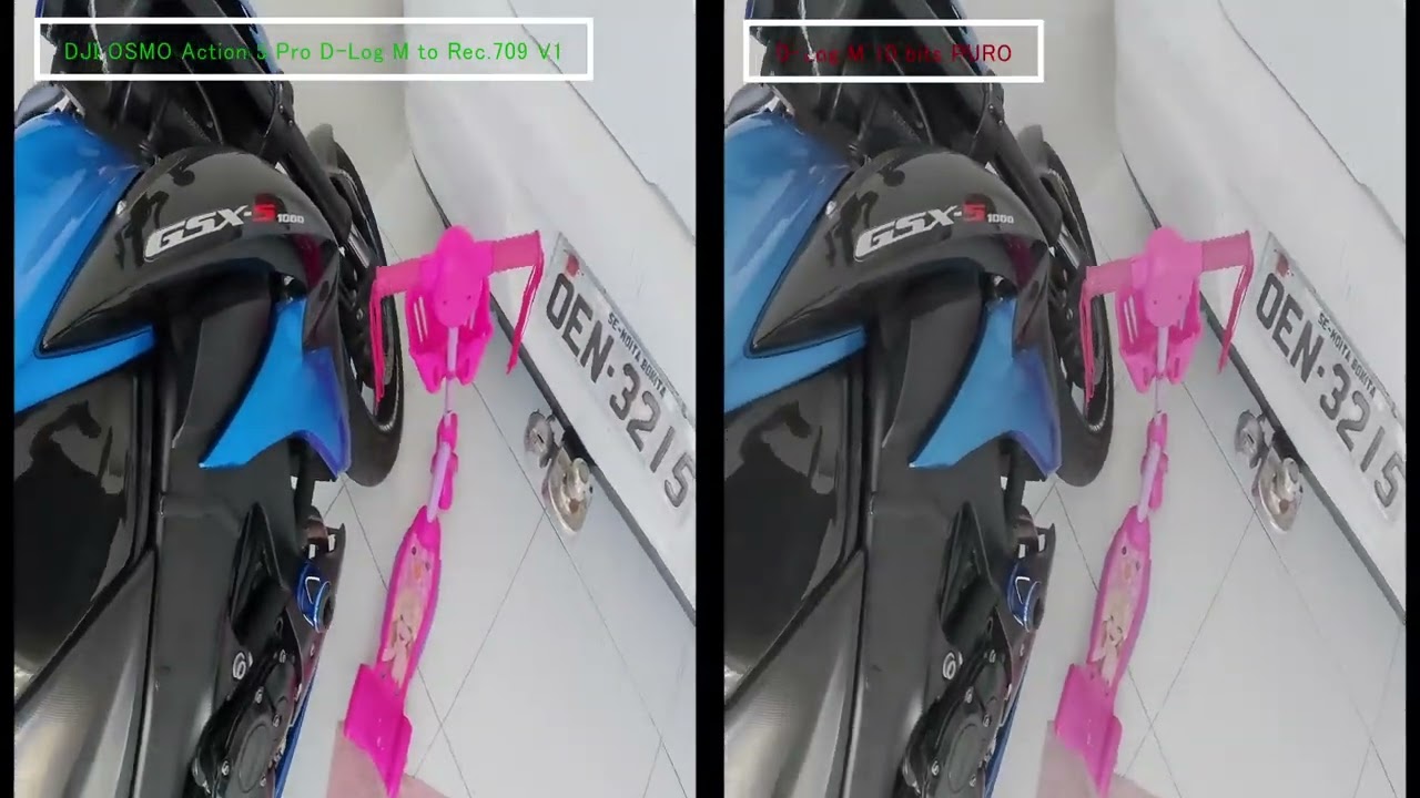 DJI OSMO Action 5 Pro D-Log M to Rec.709 vivid LUT