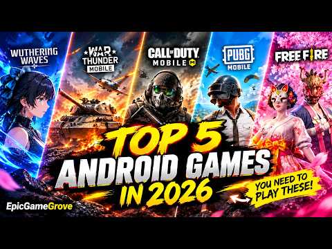 TOP 5 BEST ANDROID GAMES IN 2026 🔥 (You NEED to Play These!)