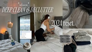 *intense* 2024 RESET | DECLUTTER &amp; DEEP CLEAN WITH ME, this will motivate you...